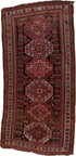 Antique Kazak Runner Rug (4' x 9')